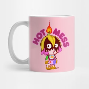 Hot Mess-Tan Mug